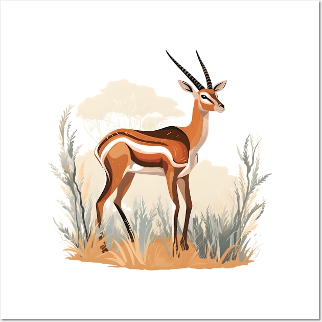 Springbok Wall Art by zooleisurelife